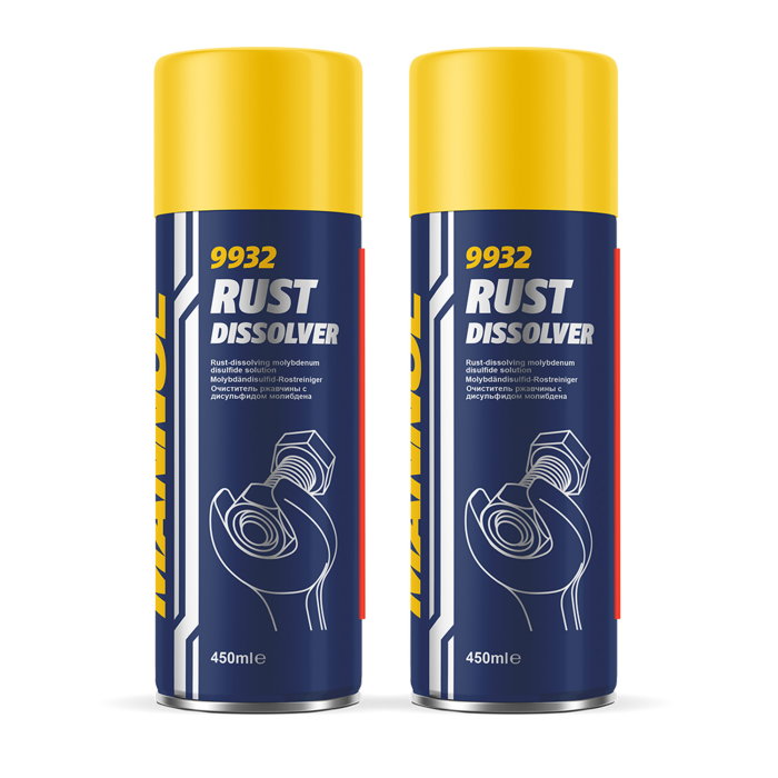 Pachet Economic 2 buc. Spray Degripant MANNOL Rust Dissolver 9932, 2 x 450 ml (Total 900 ml) [1]