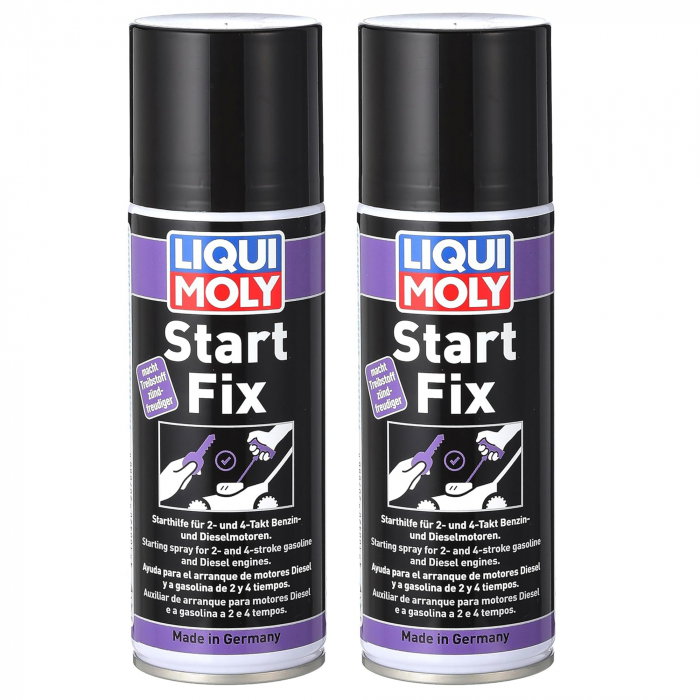 Pachet 2 x Spray Liqui Moly de pornire  motor "Start Fix" 200 ml [1]