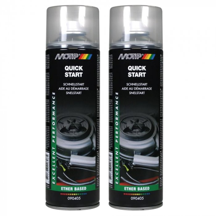 Pachet 2 x Spray Motip pentru pornire rapida motor 500 ml [1]