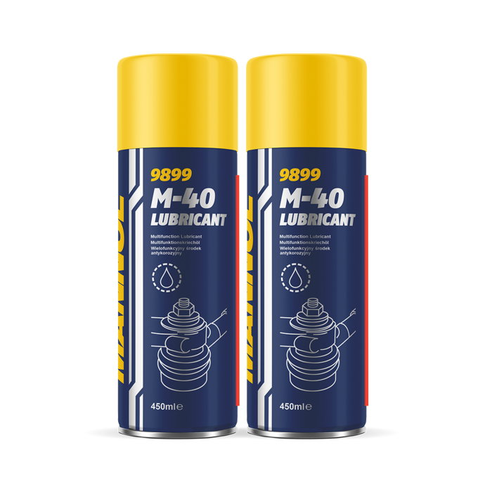 Pachet 2 x Spray Multifunctional Mannol M-40, Lubrifiant Universal, Degripant, Anti-Coroziune, Curata si Protejeaza, Fara Silicon, Elimina Umezeala si Scartaitul [1]