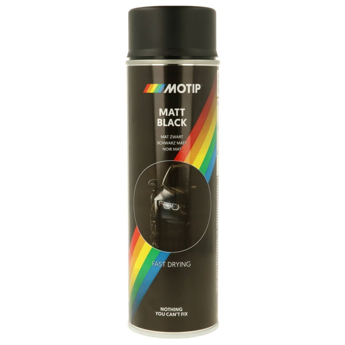 Spray vopsea negru mat Motip 500ml [1]