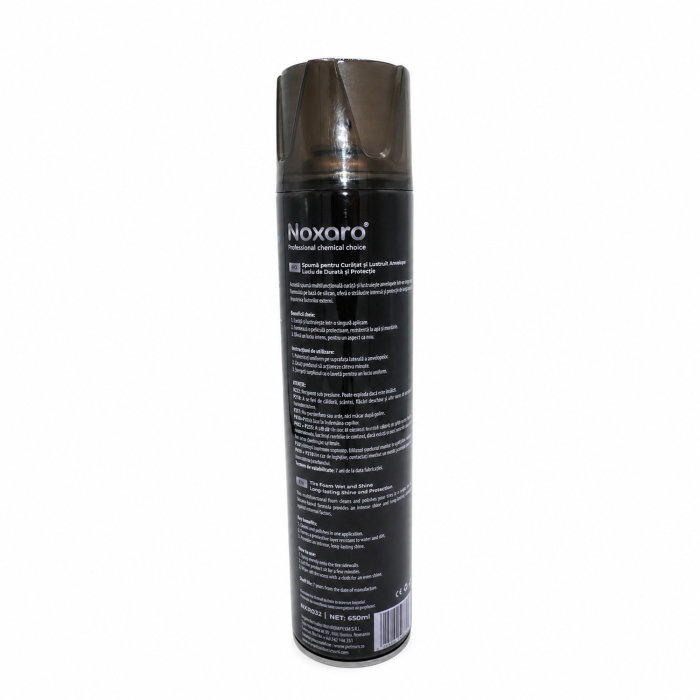 Spuma curatare si lustruire anvelope Noxaro 650ml [2]