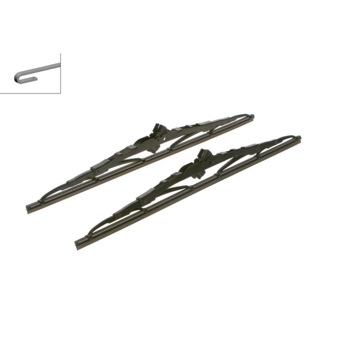 Set stergatoare auto Bosch Eco, prindere carlig, 400/400 mm [2]