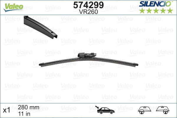 Stergator Valeo Silencio 28 cm [1]
