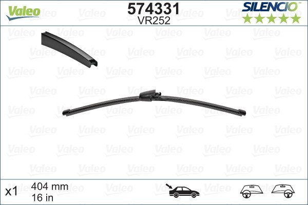 Stergator Valeo Silencio 404 cm [1]