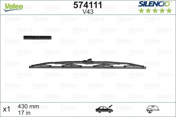 Stergator Valeo Silencio 430 mm [1]