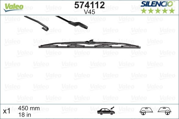 Stergator Valeo Silencio 450mm [1]