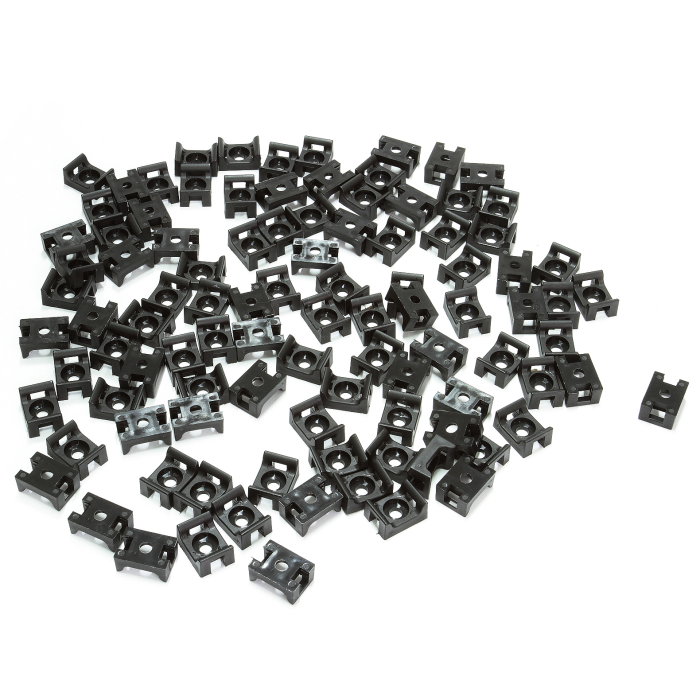 Suport montare surub negru 17.6x12.9x8.3 mm 100 buc [2]