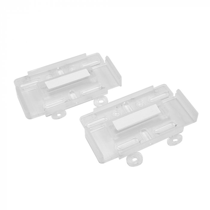 Set x 4 buc Suport transparent numar inmatriculare, fara rame (fata + spate) [1]