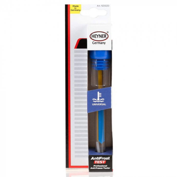 Tester Antigel HEYNER Premium, Made in Germany, Densimetru Plastic Incasabil, Compensare Termica, Masurare -10°C la -40°C [1]