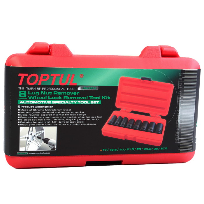 Trusa extractoare piulite roti 8 Piese [1]