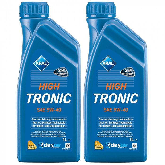 Pachet 2 litri Ulei Aral High Tronic 5W40 [1]