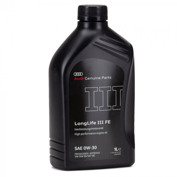 Ulei Original Audi LongLife III FE 0W-30 GS55545D2 1 litru – Aprobări VW 504.00 / 507.00 [1]