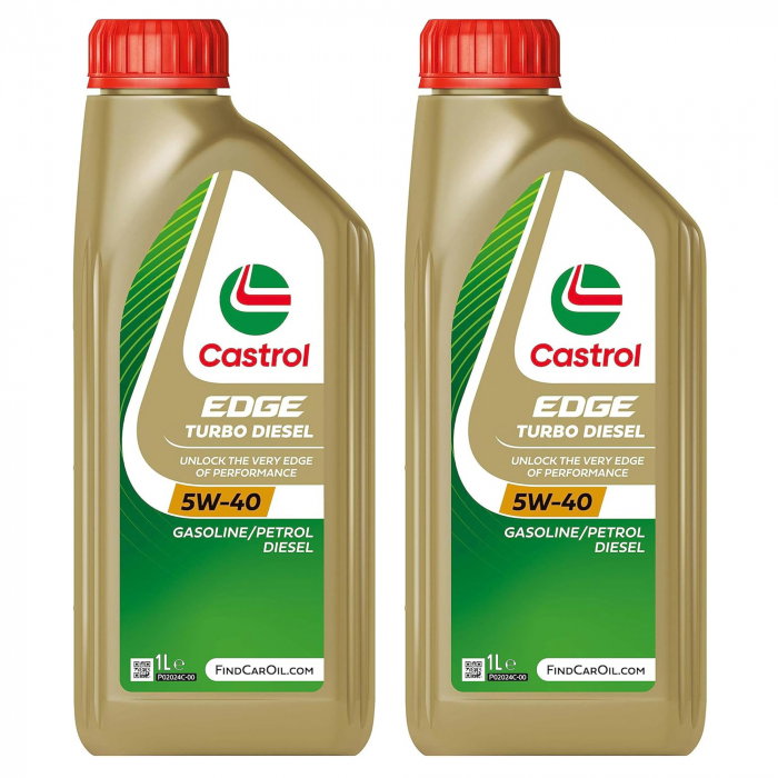 Pachet 2 litri Ulei Castrol Edge Turbo Diesel 5W40 [1]