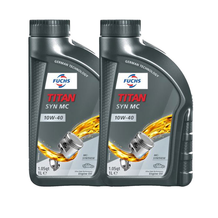 Pachet 2 Litri (2x 1L) - Ulei de Motor Fuchs TITAN SYN MC 10W-40 (Sinteză HC, ACEA A3/B4, VW, Renault) [1]
