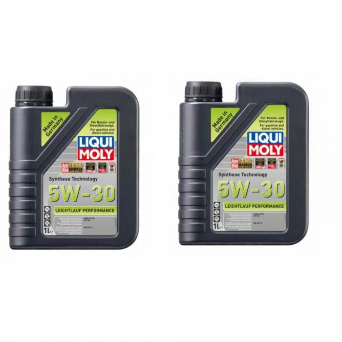 Pachet 2 litri Ulei de Motor Sintetic Liqui Moly Leichtlauf Performance 5W-30 [1]