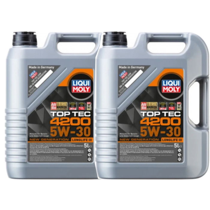 Pachet 10 litri ulei de motor sintetic Liqui Moly Top Tec 4200 5W30 [1]