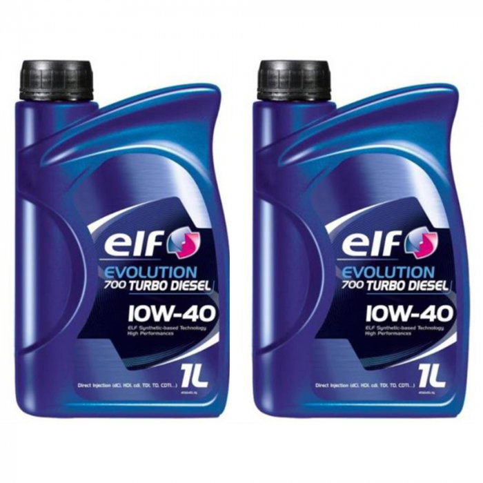 Pachet 2 litri Ulei Elf Evolution 700 Turbo Diesel 10W40 [1]