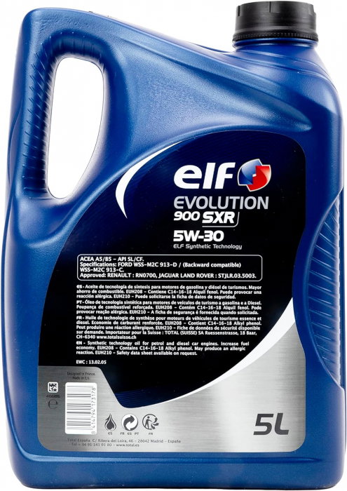 Ulei Elf Evolution 900 SXR 5W30 5 litri [2]