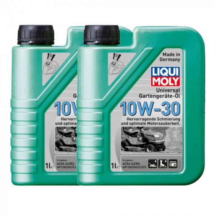 Pachet 2 litri Ulei Liqui Moly universal pentru echipamente de gradinarit 10W30 [1]