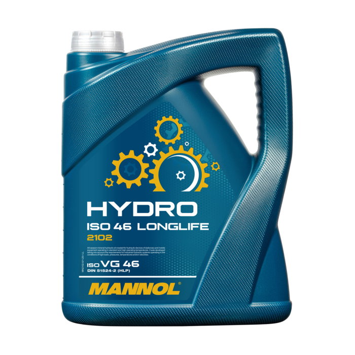 Ulei Hidraulic MANNOL Hydro ISO 46 2102 5 litri - HLP, DIN 51524-2 (Utilaje Mobile & Staționare) [1]