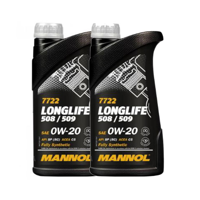 Pachet 2 litri Ulei Mannol Longlife 0W20 - Omologat VW 508 00 / 509 00, Porsche C20 [1]