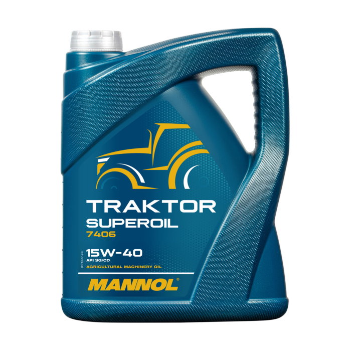 Ulei Motor MANNOL Traktor Superoil 15W40 7406 - Mineral, Tractoare și Utilaje Agricole (API CD/SG) [1]