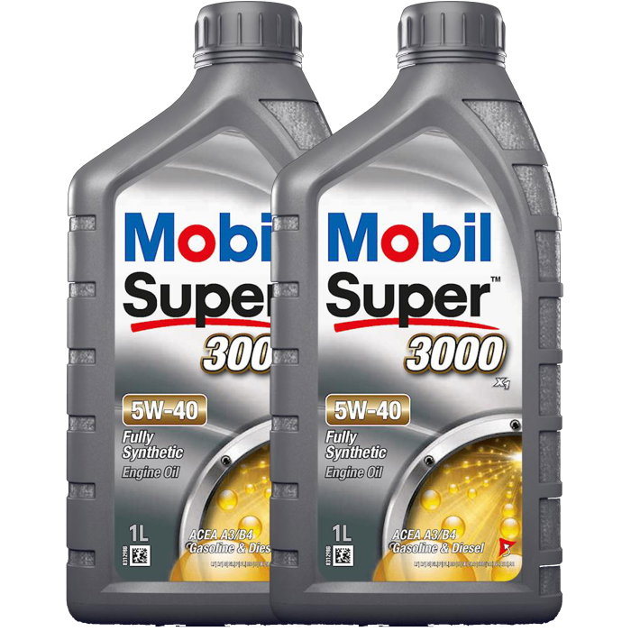 Pachet 2 litri Ulei Mobil Super 3000 X1 5W40 [1]