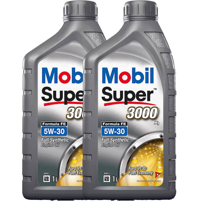 Pachet 2 litri Ulei Mobil Super 3000 X1 Formula FE 5W30 [1]