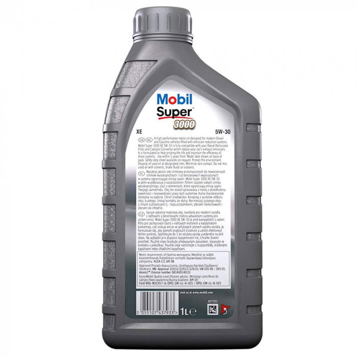 Pachet 2 litri Ulei Mobil Super 3000 XE 5W30 [2]
