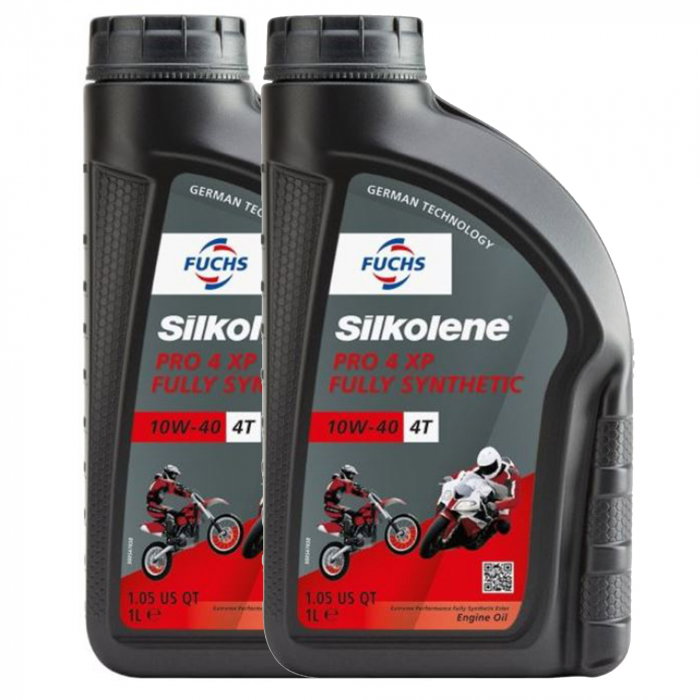 Pachet 2 litri Ulei moto 4T Silkolene PRO 4 XP 10W40 [1]