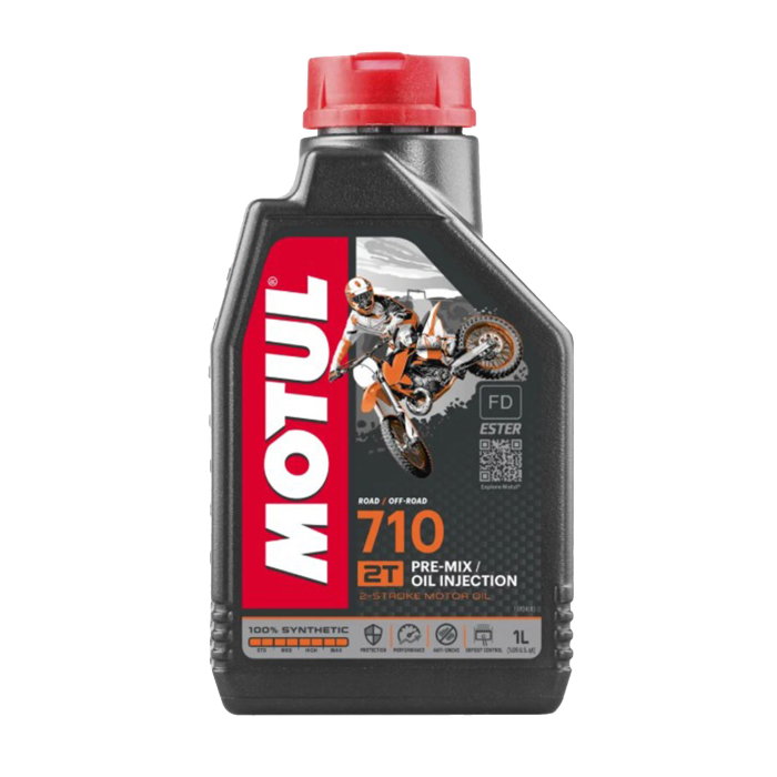 Ulei Moto 2T Complet Sintetic MOTUL 710, 1 Litru [1]