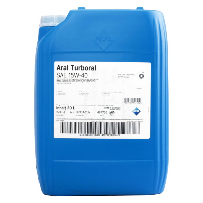 Ulei motor Aral Turboral 15W40 20L [3]