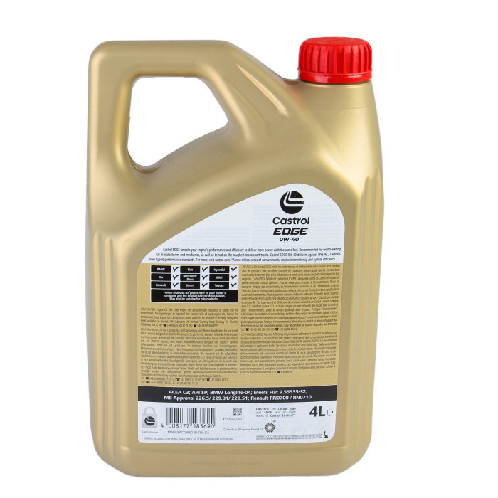 Ulei motor Castrol Edge 0W40 FST 4L [3]