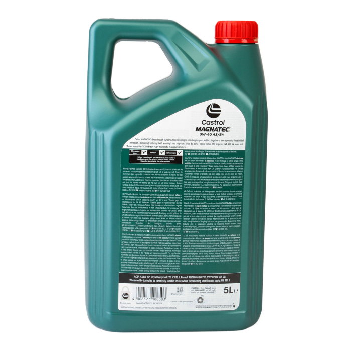 Ulei motor Castrol Magnatec 5W40 A3/B4 5L [3]