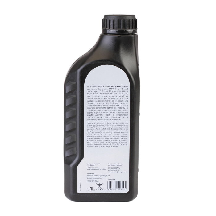 Ulei motor Dacia Oil Plus Diesel 10W40 1L [2]