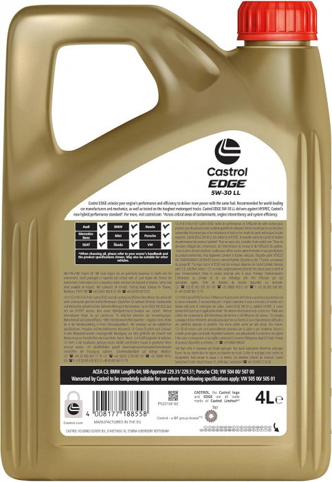 Ulei Castrol Edge 5W30 Long Life 4 litri [2]