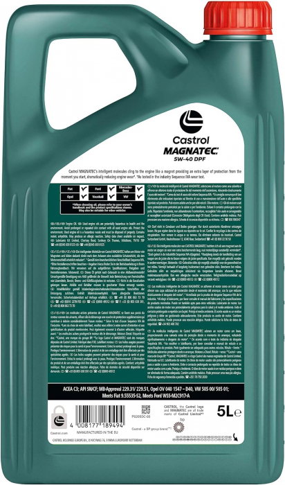 Ulei Castrol Magnatec Diesel DPF 5W40 5 litri [4]