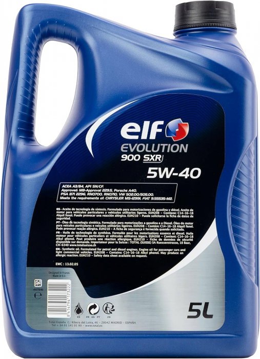 Ulei Elf Evolution 900 SXR 5W40 5 litri [2]