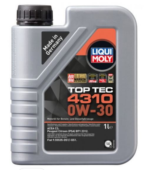 Ulei Liqui Moly top Tec 4310 PSA 0W30 1 litru [1]
