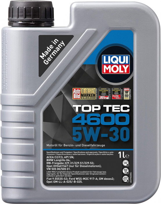 Ulei sintetic Liqui Moly Top Tec 4600 C2/C3  5W30 1 litru [1]