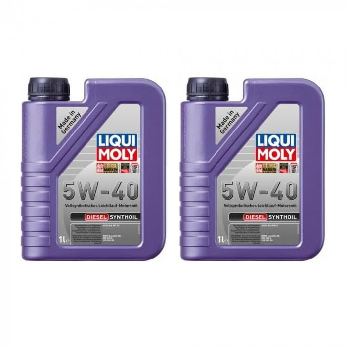 Pachet 2 litri Ulei motor Liqui Moly Diesel Synthoil 5W40 [1]