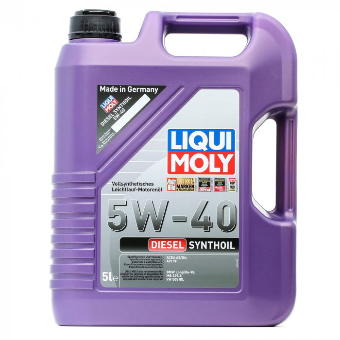 Ulei motor Liqui Moly Diesel Synthoil 5W40 5 litri [1]
