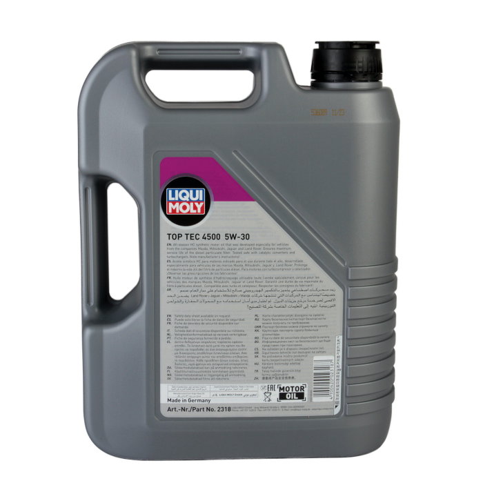 Ulei motor Liqui Moly Top Tec 4500 5W30 5L [2]
