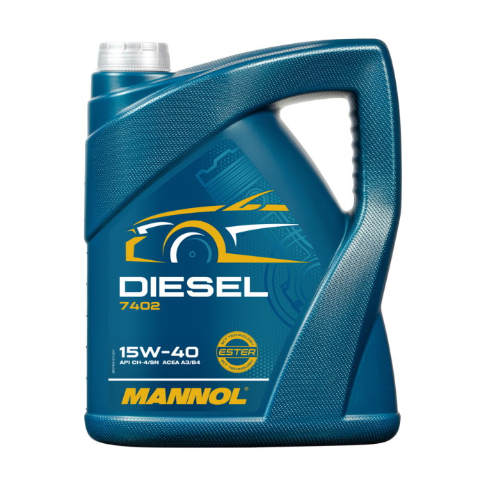 Ulei Motor MANNOL Diesel 15W40 7402 5 litri - Mineral, Motoare Uzate / Rulaj Mare (Autoturisme & Utilitare) [1]