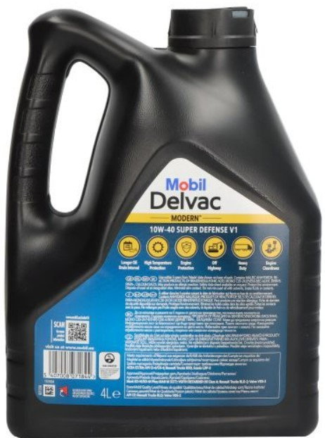 Ulei motor Mobil Delvac Modern 10W40 Super Defense V1 4L [2]