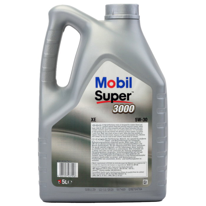 Ulei motor Mobil Super 3000 Xe 5W30 5L [3]