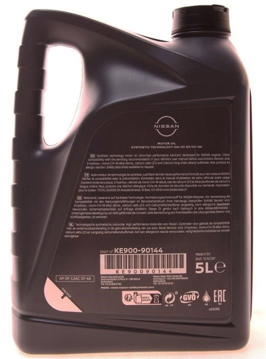 Ulei motor NISSAN 0W20 SP/GF-6A 5L [2]