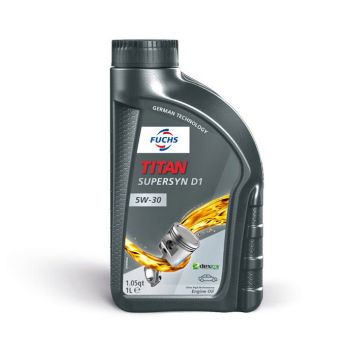 Ulei de Motor Fuchs TITAN Supersyn D1 5W-30 - 1 Litru (API SP RC, ILSAC GF-6A, dexos1™ Gen 3) [1]