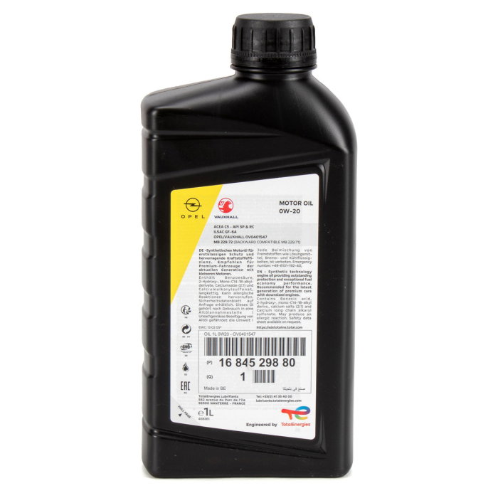Ulei motor Original Opel 0W20 1L [1]